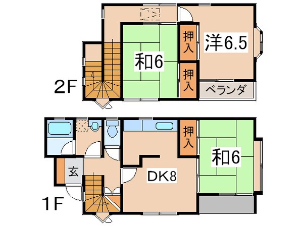 セピアハウスの物件間取画像